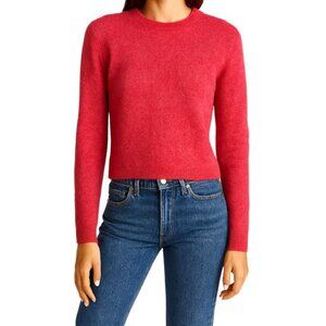 & Other Stories Fuchsia Pink Alpaca Wool Blend Pullover Sweater Size S